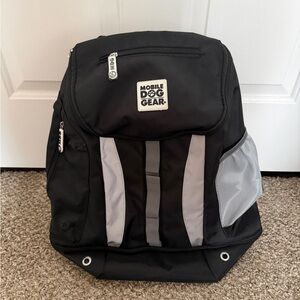 Black and Gray Pet Travel Backpack